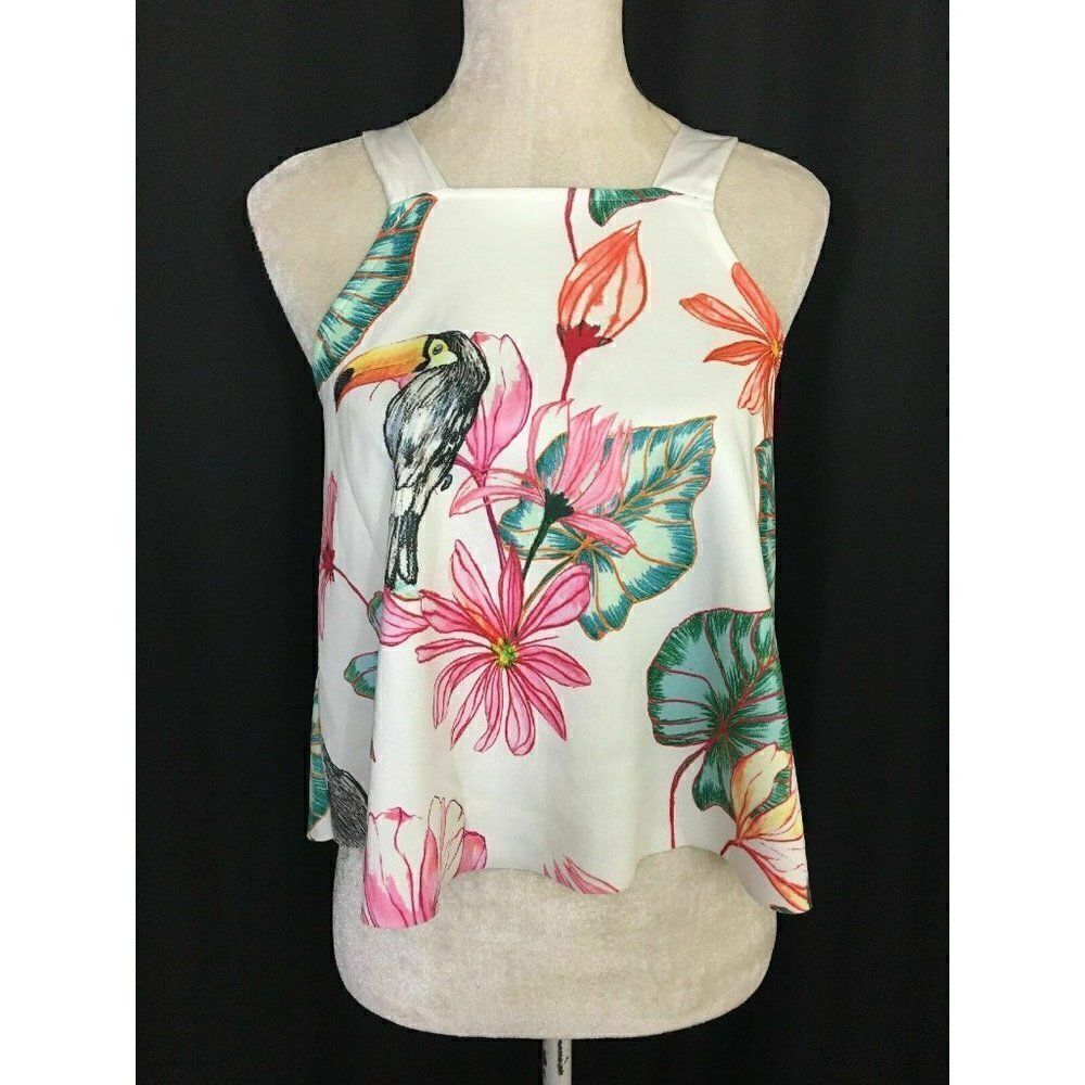 Mng Suit Tropical Tucan Bird tank top